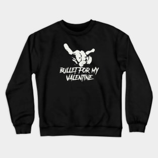 bullet for my valentine ll horn sign Crewneck Sweatshirt